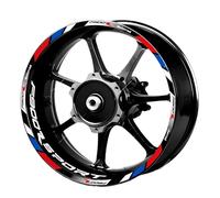 Motocross Autocollant Feuille Autocollants réfléchissants pour Jantes de Moto pour F900R f900 r F 900 R - Étanches(D)