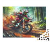 Motocross Aventure 1000 Pièces Puzzle Papier Exercices Cérébraux Adultes Décoration Intérieure Puzzle Moto Éducatif 52x38cm/1000pcs