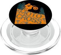 Motocross Biker Vintage Moto et Conception de Motos PopSockets PopGrip pour MagSafe