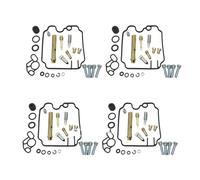 Motocross Carburateur Kit Reconstruction Carburateur Moto pour FZR1000 EXUP 1989-1995 FZR 1000 Carb Piston Diaphragme Flotteur Pièces Reconstruction Carburateur Carb(4 Set C)