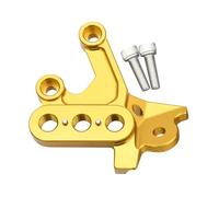 Motocross CNC Foot Pegs Fixing Bracket Rests Pedal Mount Support Bracket Fit For Surron Light Bee X S Fit For Segway X160 X260 Pédale moto ressort(Gold Left Bracket)