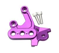 Motocross CNC Foot Pegs Fixing Bracket Rests Pedal Mount Support Bracket Fit For Surron Light Bee X S Fit For Segway X160 X260 Pédale moto ressort(Purple Left Bracket)