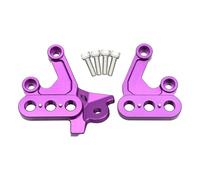 Motocross CNC Foot Pegs Fixing Bracket Rests Pedal Mount Support Bracket Fit For Surron Light Bee X S Fit For Segway X160 X260 Pédale moto ressort(Purple Left Right)