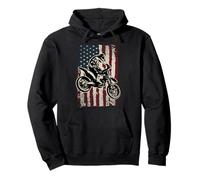 Motocross Dirt Bike American Biker Cadeau Sweat à Capuche