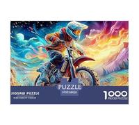 Motocross Fantastique Puzzle Adulte 1000 Pièces De Qualité Supérieure - Le Challenge À Dimension Éducative : Le Cadeau Adultes/14+ par Excellence 38x26cm/1000pcs
