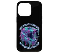 Motocross Forever Casque Graphique coloré Coque pour iPhone 13 Pro