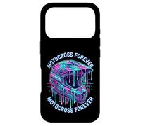 Motocross Forever Casque Graphique coloré Coque pour iPhone 17 Pro
