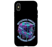 Motocross Forever Casque Graphique coloré Coque pour iPhone X/XS