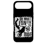 Motocross Humour Oh What Fun It is to Ride Dirt Biker Coque pour iPhone Air