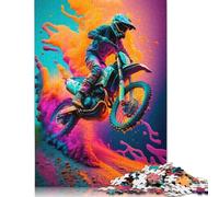 Motocross Puzzle 1000 Pièces Educa Jouet en Bois Cadeau Unique Décoration Intérieure Jeu Éducatif Challenge Toy Adultes & Enfants des 14 Ans 1000pcs (75x50cm)