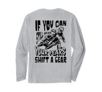 Motocross Rider « If You Can Hear Your Fears Shift a Gear » Manche Longue