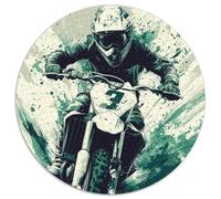 Motocross |Style Bande dessinée| Puzzles Amusants en Famille 1000pcs (67.5x67.5cm) Adultes