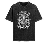 Motocross Ultimate Speed Black T-Shirt Mens Tee Unisex Tops XL