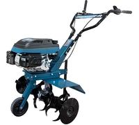 Könner & Söhnen KS 4HP-70 Motobineuse à Essence avec entraînement par Courroie, motoculteur avec Fraise Sabre forgée, Largeur de Travail ≤ 70 cm, Profondeur de Travail ≤ 27 cm, Puissance du Moteur 4