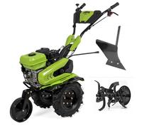 VITO - Motoculteur Thermique à Essence 212 cm3 7CV Moteur 4T Transmission Courroie Largeur 70-85cm Buteur + Fraises