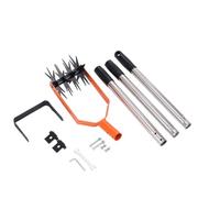 Motoculteur de jardin rotatif à main avec engrenages emboîtables et netteté pour un ameublissement optimal du sol Tiller rotatif pour le jardinage