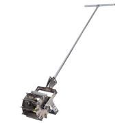 Motoculteur de jardin sans fil - Désherbeur et scarificateur manuel pour pelouse et sol - Outil de désherbage manuel pour petit usage domestique