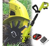 Motoculteur Électrique Sans Fil 21 V, Motoculteur Portatif 8000 Tr/min, Avec Batterie Au Lithium Rechargeable, For Ferme, Jardin Et Pelouse.(2 Battery)