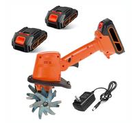 Motoculteur électrique sans fil avec batterie au lithium rechargeable, 1 à 2 heures de temps de charge, idéal pour les petits jardins, les fermes et les pelouses
