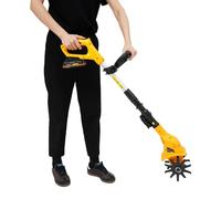 Motoculteur sans fil, motoculteur électrique 20 V avec manche réglable 97-117 cm, largeur de fraisage 10,5 cm, profondeur de fraisage 25 cm, 250 tr/min, pour l'agriculture Beet Acker
