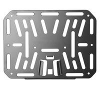 motocycles Porte-Bagages arrière pour Sac À Monter Soi-même Support Intégré en Alliage D'aluminium pour Porte-Bagages Arrière pour Vélo Pliable l'avant Adaptateur De Base(Noir)