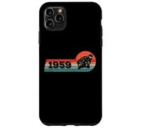 Motocyclette Anniversaire né 1959 Cyclomoteur Motocycliste Coque pour iPhone 11 Pro Max