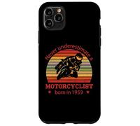 Motocyclette Anniversaire né 1959 Cyclomoteur Motocycliste Coque pour iPhone 11 Pro Max