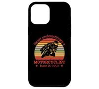 Motocyclette Anniversaire né 1959 Cyclomoteur Motocycliste Coque pour iPhone 12 Pro Max