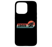 Motocyclette Anniversaire né 1959 Cyclomoteur Motocycliste Coque pour iPhone 15 Pro Max