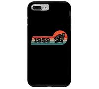 Motocyclette Anniversaire né 1959 Cyclomoteur Motocycliste Coque pour iPhone 7 Plus/8 Plus