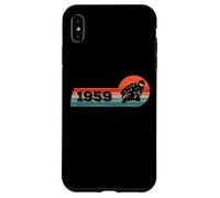 Motocyclette Anniversaire né 1959 Cyclomoteur Motocycliste Coque pour iPhone XS Max