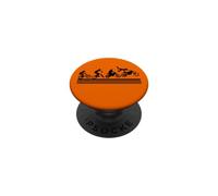 Motocyclette Motocycliste Motard Évolution Pitbike Motocross PopSockets PopGrip Adhésif