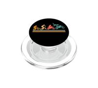 Motocyclette Motocycliste Motard Évolution Pitbike Motocross PopSockets PopGrip pour MagSafe