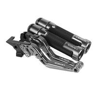Motocyclette Pour DUCATI DIAVEL CARBON 2012 2013 2014 2015 Moto Freins Biellette Frein À Main Frein Embrayage Leviers Guidon Poignées Extrémités (Color : Gray4)