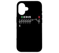 Motocycliste Changement de Vitesse Coeur battant Cadeau Coque pour iPhone 16
