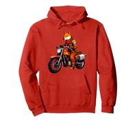 Motocycliste Renard Sweat à Capuche