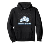 Motocycliste : The Streets are Calling Motorcycle Biker SE Sweat à Capuche