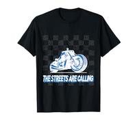 Motocycliste : The Streets are Calling Motorcycle Biker SE T-Shirt