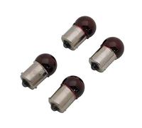 Motodak Ampoule-Lampe 12v 10w Norme r10w culot ba15s graisseur Standard Rouge (feu de Position) (x4) -Replay-