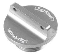 Motodak Bouchon de Carter d'huile LIGHTECH 2 Trous Argent M24 x 2