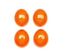 Motodak Cabochon Clignotant Scoot Adaptable Peugeot 50 ludix, tkr Furious, xp6 AV+AR Orange (x4) -Replay-