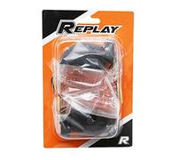 Motodak Clignotant Scoot Adaptable Peugeot 50 tkr, Trekker, Squab AR Transparent-Noir (Paire) ** -Replay-