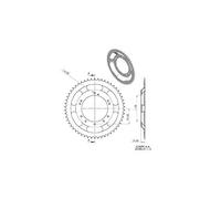 Motodak Couronne Cyclo Adapt. 103 grimeca/Bernardi 54dts (d98) 10 Trous