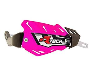 Motodak Protège-Mains RACETECH FLX Rose avec Renfort alu