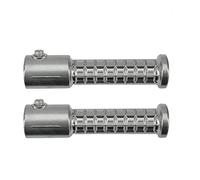 Motodak Repose Pied Cyclo Pilote Rond alu pour Peugeot 103-mbk 51 (Paire) -Selection p2r-