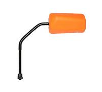 Motodak Retroviseur Scoot Replay f1 Rubber Mat Orange Fluo diam 8 Reversible (x1) -Tige Longue - **