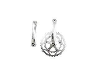 Motodak Stronglight Pédalier Route Impact Double et Compact 9-10v 4 Branches 165mm 48/34 Axes Adulte Unisexe, Argenté, x 48/34d