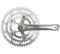 Motodak Stronglight Pédalier Route Impact Triple 9-10v 50/40/30 Axes Adulte Unisexe, Argenté, 30/40/50T x 172.5mm