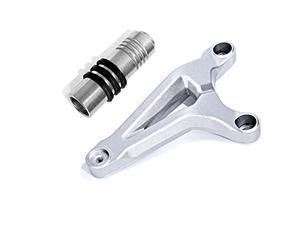 MOTOEC Ensemble De Pédale Avant Et Arrière pour Super pour SOCO pour Scooter TC TS Accessoires d'origine Support De Connexion Pédale Tube Pédale (Color : Right add Foot Tube)