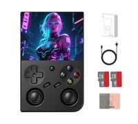 Motörform Anbernic RG35XX Pro Console de jeu portable verticale rétro - Écran IPS laminé de 3,5", double joysticks, stockage extensible jusqu'à 512 Go, pour les amateurs de jeux rétro